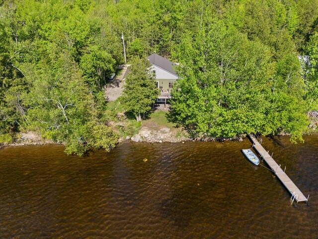 32 Whites Pond Rd, Palmyra, ME 04965 - view of subject property featuring a large body of water and a forest