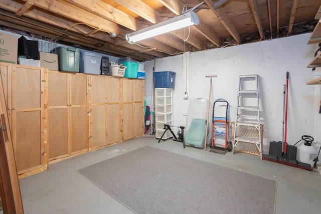 107 Elm St, Farmington, ME 04938 - view of unfinished basement