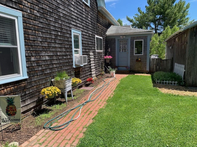 412 N Lubec Rd, Lubec, ME 04652 - view of yard featuring cooling unit