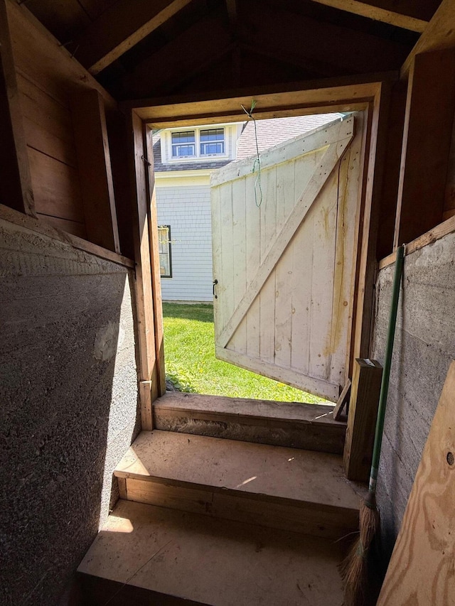412 N Lubec Rd, Lubec, ME 04652 - view of staircase