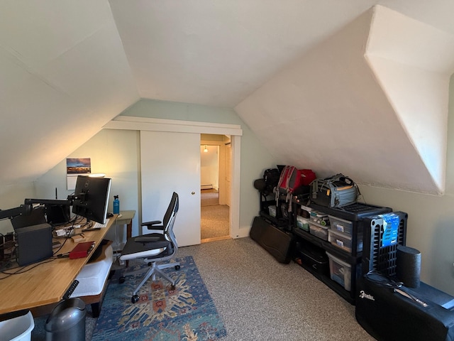 412 N Lubec Rd, Lubec, ME 04652 - office space with carpet and lofted ceiling