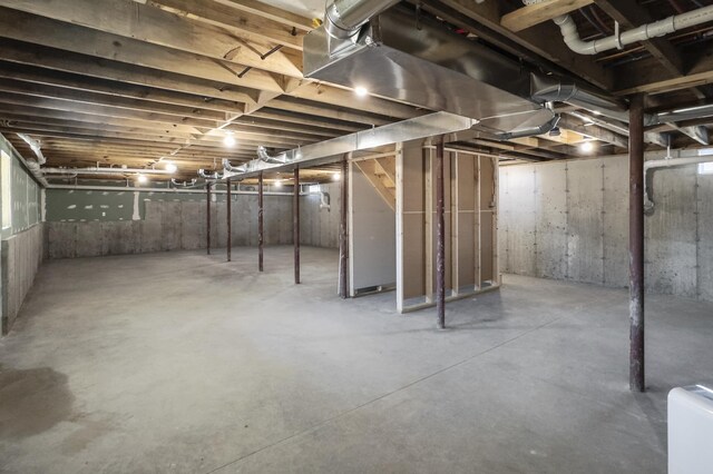 255 Cushing Rd, Cushing, ME 04863 - view of unfinished basement