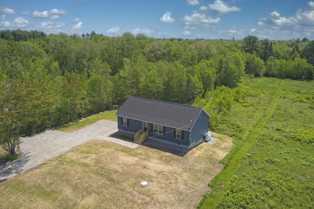 255 Cushing Rd, Cushing, ME 04863 - view from above of property featuring a forest