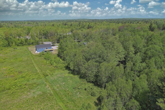 255 Cushing Rd, Cushing, ME 04863 - aerial overview of property's location featuring a heavily wooded area