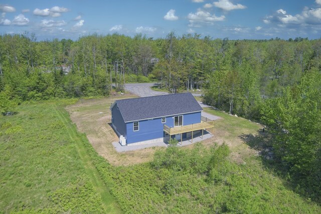 255 Cushing Rd, Cushing, ME 04863 - view from above of property featuring a heavily wooded area