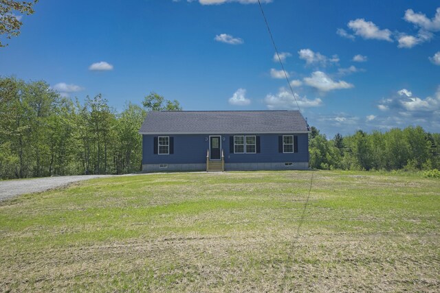 255 Cushing Rd, Cushing, ME 04863 - manufactured / mobile home featuring a front yard