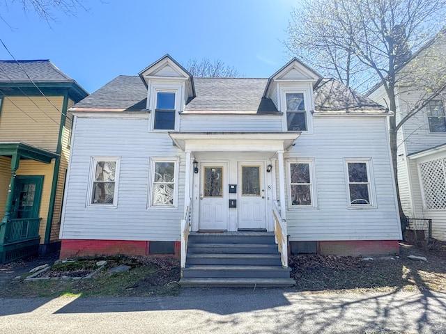 6 Hudson St, Bangor, ME 04401 - view of front of house featuring roof with shingles