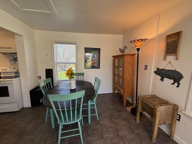 7 Johnson St, Eastport, ME 04631 - dining space featuring baseboards