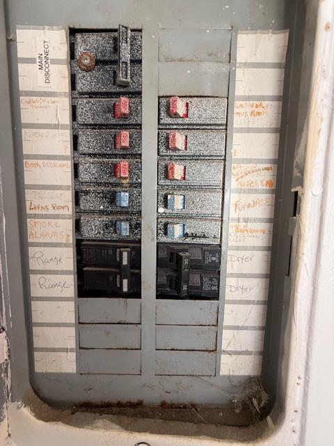 7 Johnson St, Eastport, ME 04631 - utility room featuring electric panel