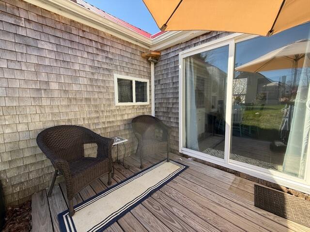 7 Johnson St, Eastport, ME 04631 - view of deck