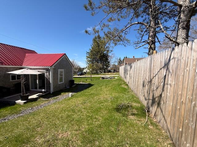 7 Johnson St, Eastport, ME 04631 - view of yard with fence