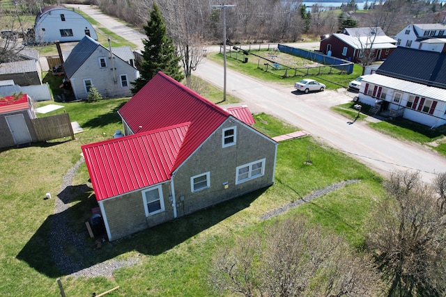 7 Johnson St, Eastport, ME 04631 - birds eye view of property with a residential view