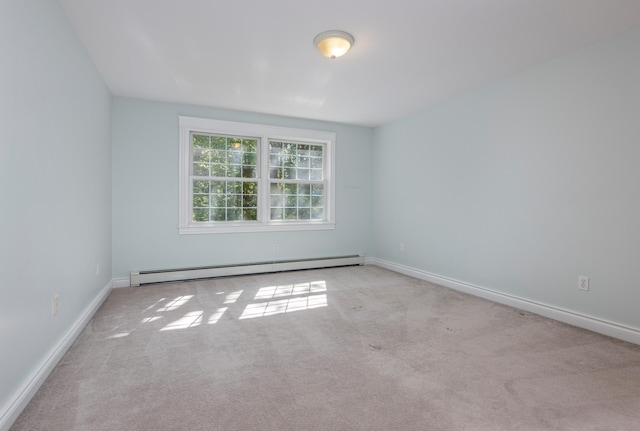 148 Hunter Way, Falmouth, ME 04105 - carpeted empty room with baseboard heating and baseboards