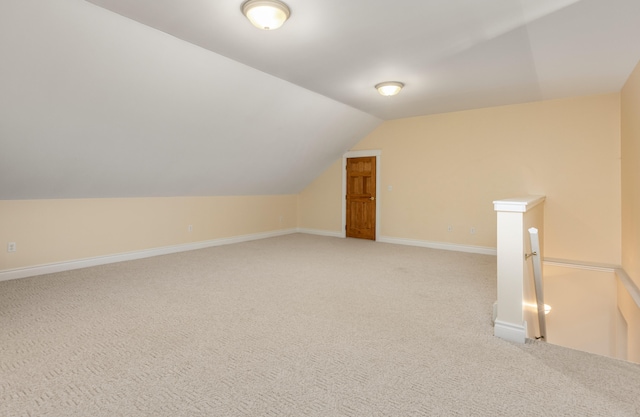 148 Hunter Way, Falmouth, ME 04105 - bonus room with vaulted ceiling, light colored carpet, and baseboards
