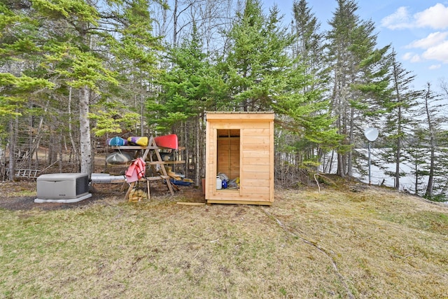 view of outbuilding