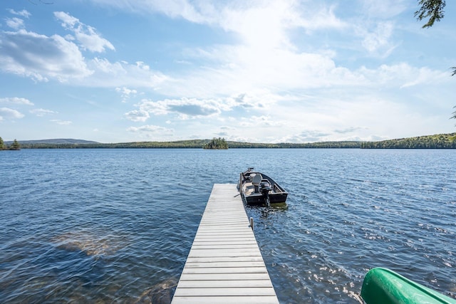 129 Diller Line Rd, Chesterville, ME 04938 - dock featuring a water view