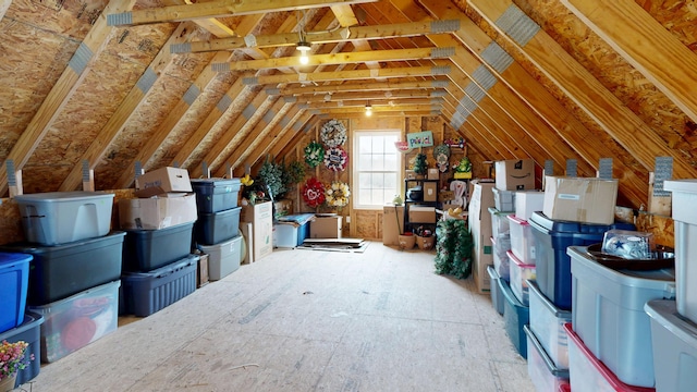 48 Lubear Way, Auburn, ME 04210 - view of unfinished attic