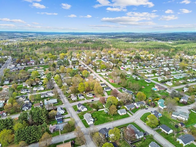 19 Fourth Ave, Augusta, ME 04330 - aerial view of property and surrounding area with nearby suburban area