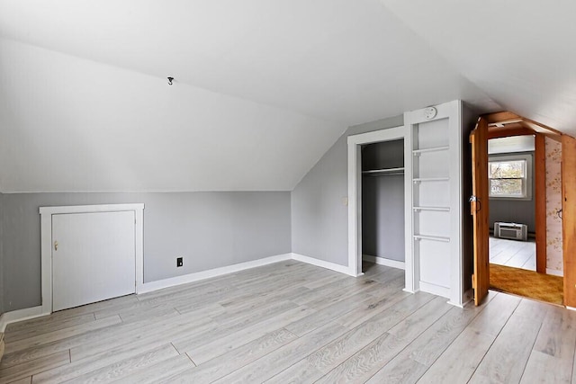 19 Fourth Ave, Augusta, ME 04330 - bonus room featuring light wood-style flooring, lofted ceiling, and baseboards