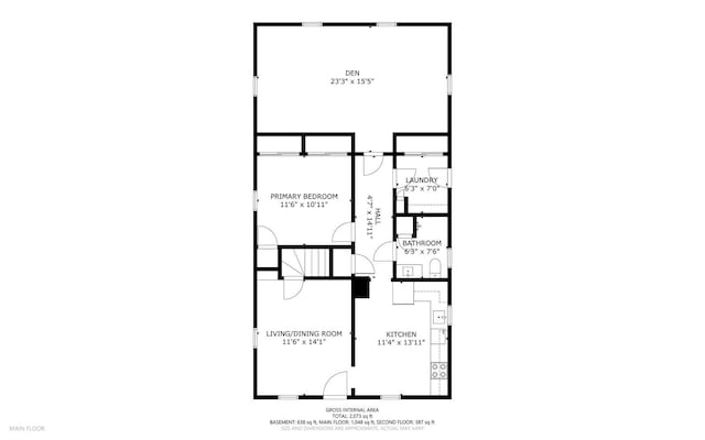 19 Fourth Ave, Augusta, ME 04330 - room layout