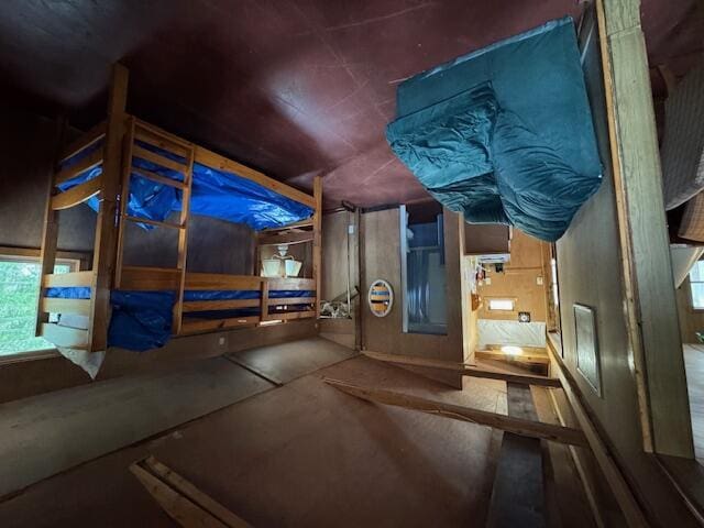 view of attic