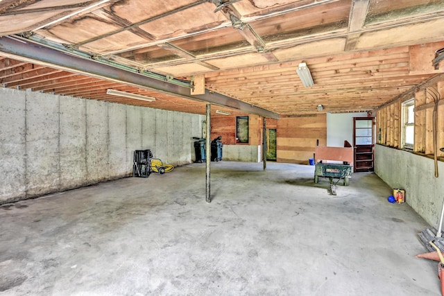701 Augusta Rd, Winslow, ME 04901 - below grade area featuring a garage