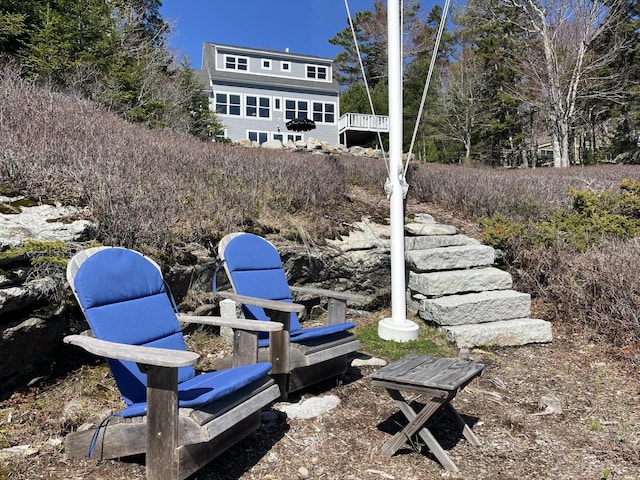 21 White Rd, Georgetown, ME 04548 - view of yard