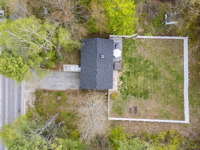 view from above of property