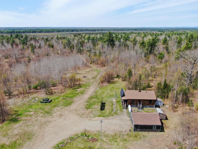 111 Fryes Ln, Greenbush, ME 04418 - view of subject property featuring a forest