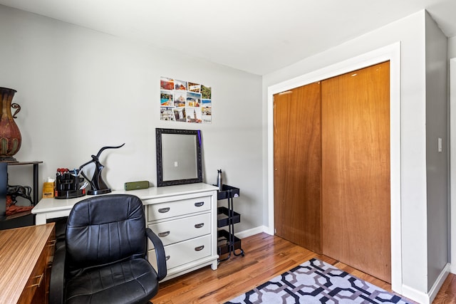 48 Albion Rd, Windham, ME 04062 - home office with wood finished floors and baseboards