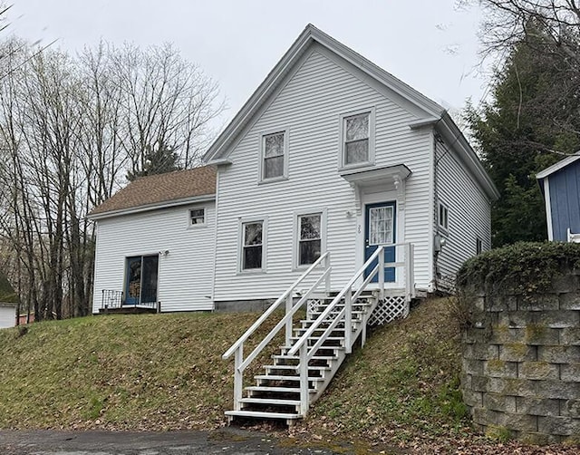 view of front of home