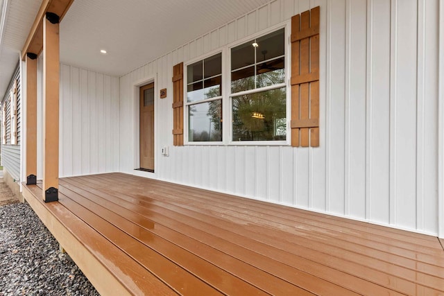 26 June St, Sanford, ME 04073 - wooden terrace with covered porch
