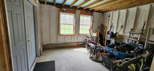 74 Town Farm Rd, Hampden, ME 04444 - miscellaneous room with concrete floors