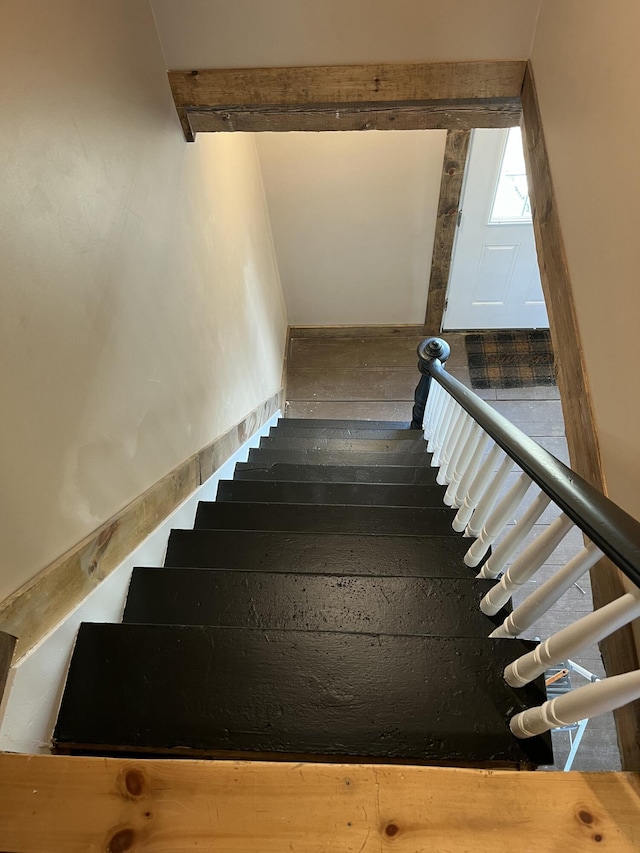 168 Guzzle Rd, Gouldsboro, ME 04607 - view of staircase