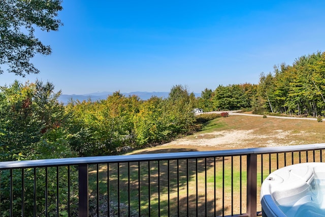 48 White Mountain Way, Bridgton, ME 04009 - balcony with a forest view