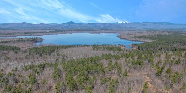 48 White Mountain Way, Bridgton, ME 04009 - water view with a mountain backdrop