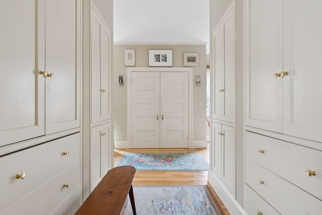 94 Neal St Unit 2N, Portland, ME 04102 - foyer with wood finished floors and baseboards