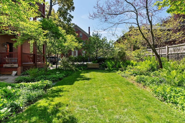94 Neal St Unit 2N, Portland, ME 04102 - view of yard featuring a deck