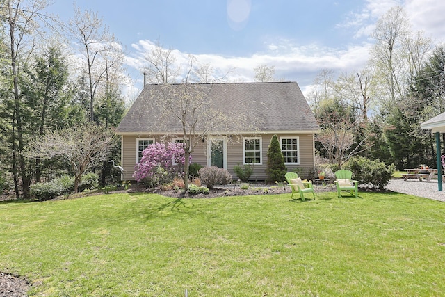 8 Codys Way, Bridgton, ME 04009 - new england style home featuring a front lawn and roof with shingles