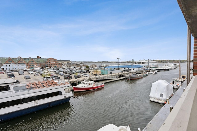 709 Chandlers Wharf Unit 709, Portland, ME 04101 - dock area featuring a water view