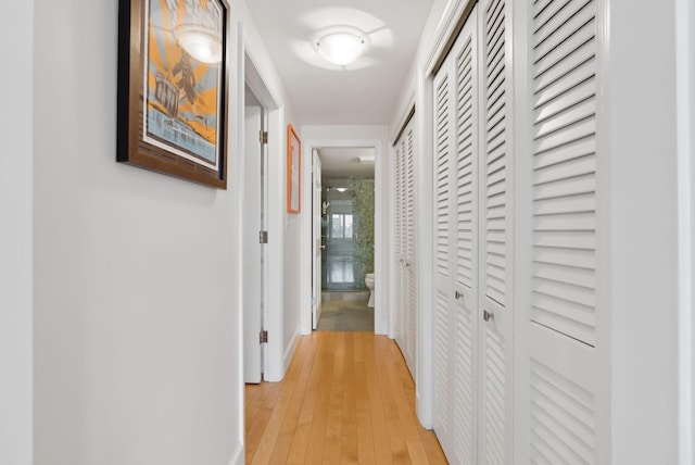 709 Chandlers Wharf Unit 709, Portland, ME 04101 - corridor with light wood-style flooring