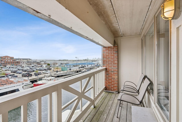 709 Chandlers Wharf Unit 709, Portland, ME 04101 - balcony with a water view