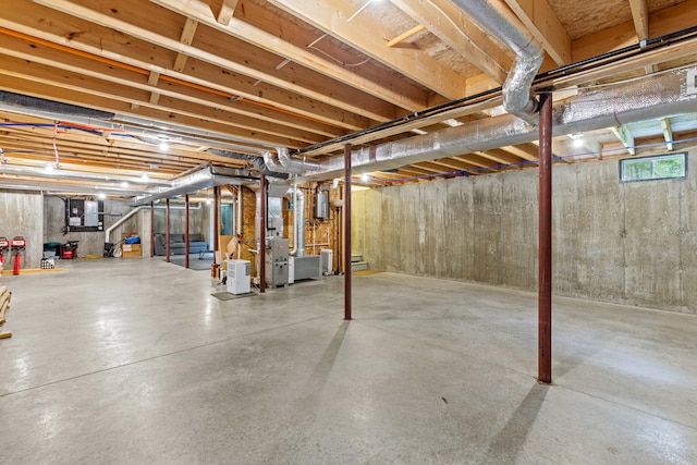 view of basement