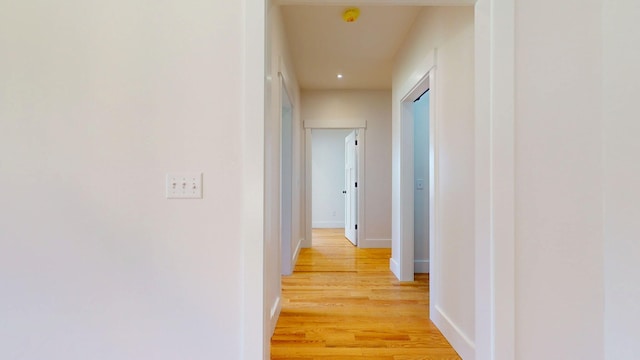 15 County Xing, Brunswick, ME 04011 - corridor with baseboards, light wood-style floors, and recessed lighting