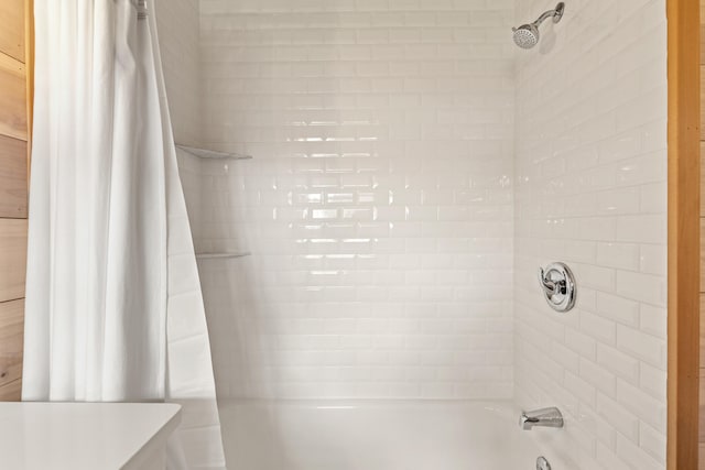 79 Snug Harbor Rd, Standish, ME 04084 - bathroom featuring shower / bath combination with curtain
