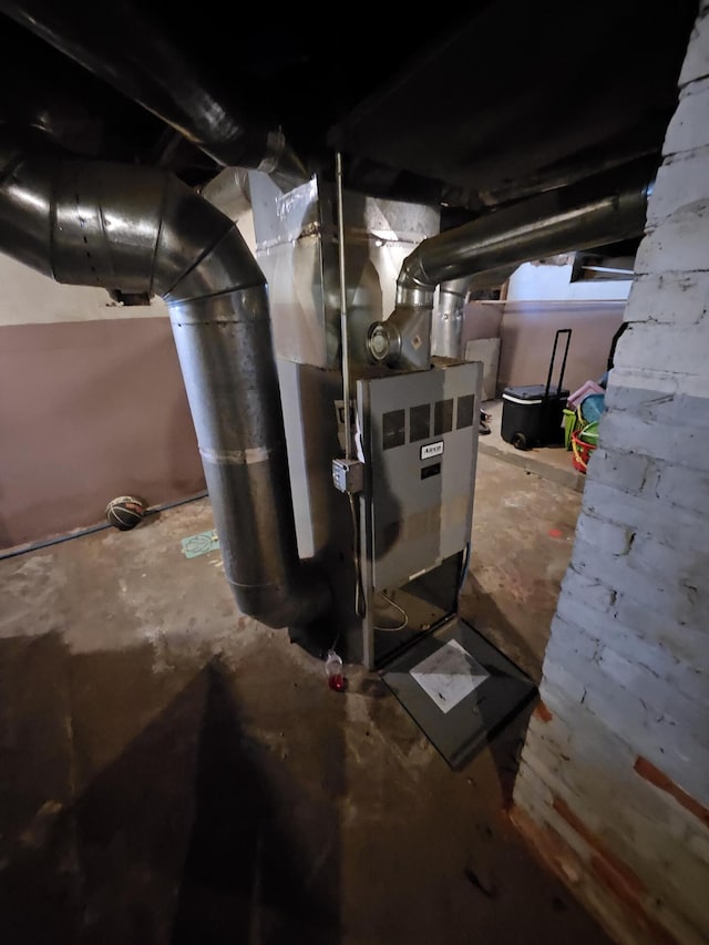 view of utility room