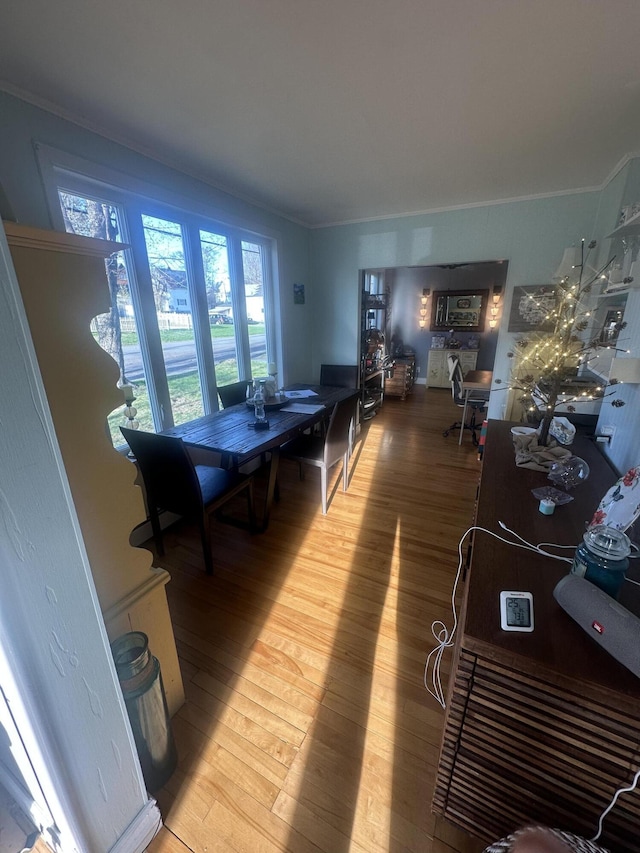 5 Cone St, East Millinocket, ME 04430 - dining area with wood finished floors