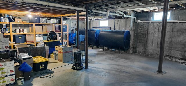 196 Eaton Ridge Dr, Holden, ME 04429 - basement with heating fuel