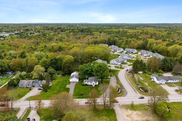 24 Ross Rd, Kennebunk, ME 04043 - aerial view of property's location featuring a forest and nearby suburban area