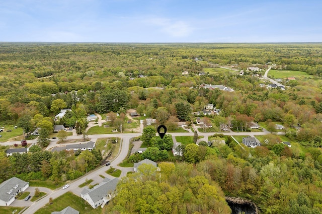 24 Ross Rd, Kennebunk, ME 04043 - aerial overview of property's location with a heavily wooded area